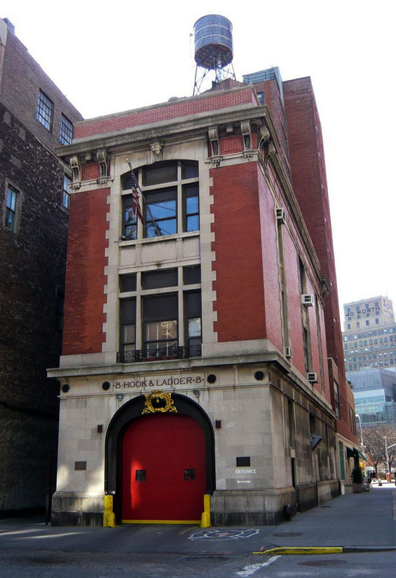 Ghostbusters HQ, 8-14 North Moore Street and Varick Street, Manhattan.