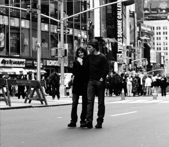 Vanilla Sky in Times Square - [www.onthesetofnewyork.com]